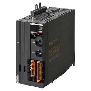 Bộ điều khiển động cơ servo tích hợp truyền thông  EtherCAT OMRON R88D-1SAN02H-ECT Điện áp nguồn cấp: 200...240VAC; 0.2kW